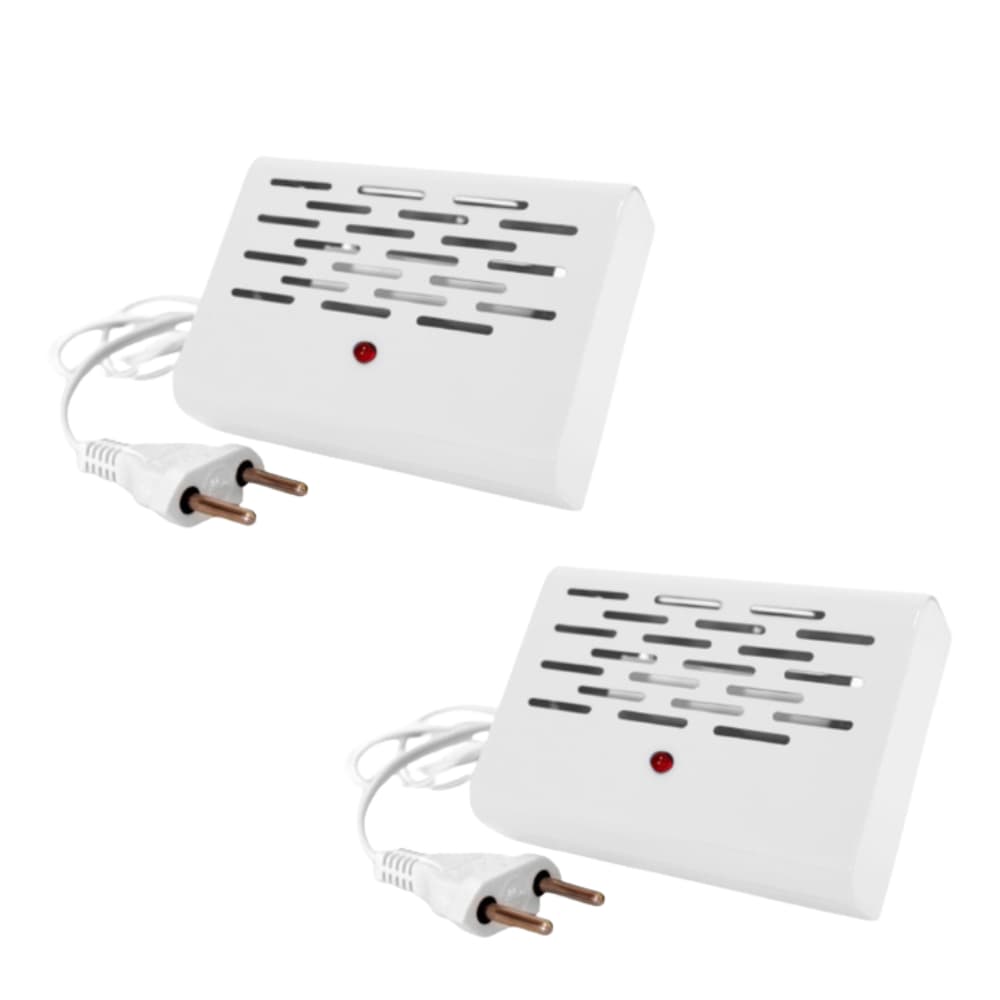 Kit 2 Desumidificador Aparelho Anti Mofo Elétrico Eletrônico Ácaro Fungos Bolor