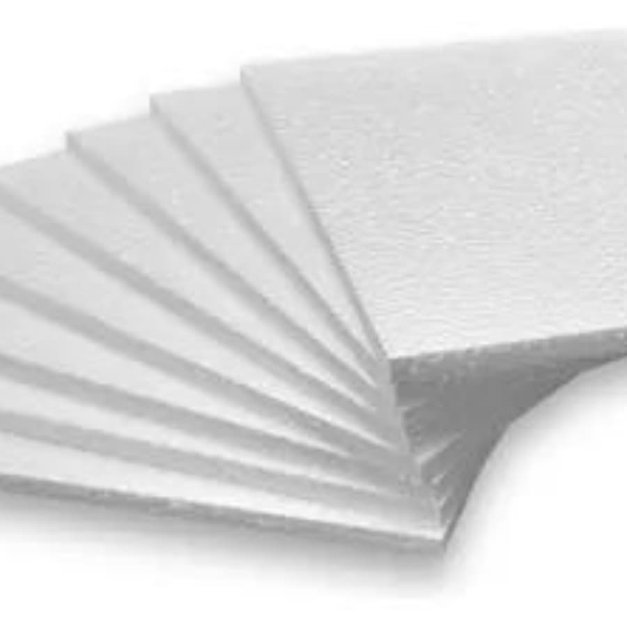 Placas Isopor 50x50 10mm - Kit C/ 10 Unidades PLACAS DE PARA TETO - PAREDE - FORRO ISOLAMENTO ACÚSTICO - ARTESANATO