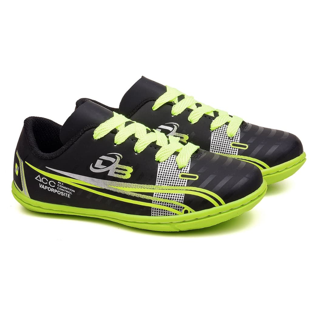 Tênis Infantil Futsal Salão Dino Baby Escolar Costurada Masculino Meninos Confortável Futebol