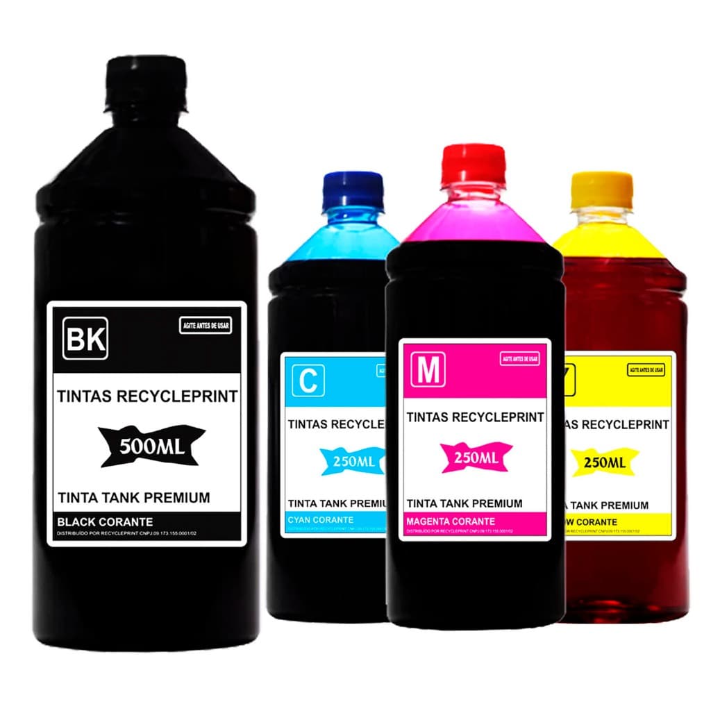 Refil 1250ml Tinta Compatível Epson L3250 L3150 L5190 L3110