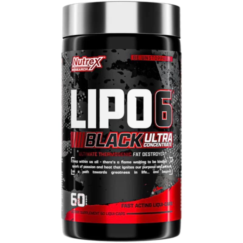 Novo Lipo 6 Black uc 60 caps! Importado e Original EuA