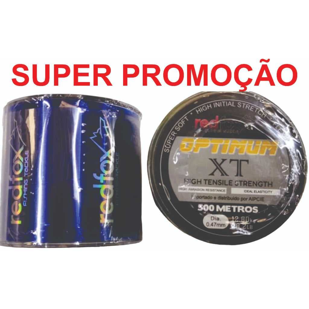 Linha Monofilamento (nailon) Redfox Optimum 500m – Alta Qualidade e excelente Custo-Benefício