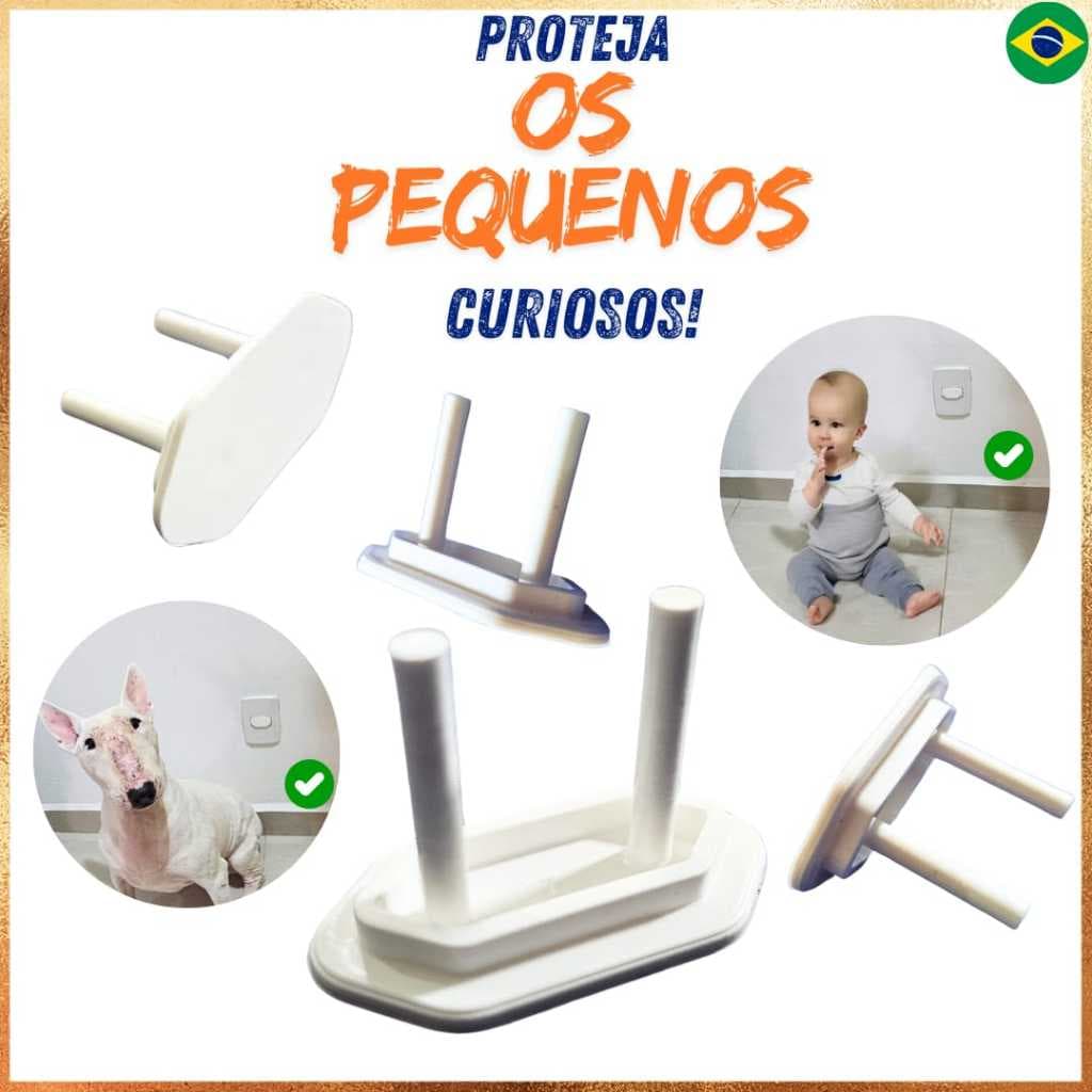 Kit até 50 Protetor de tomada infantil
