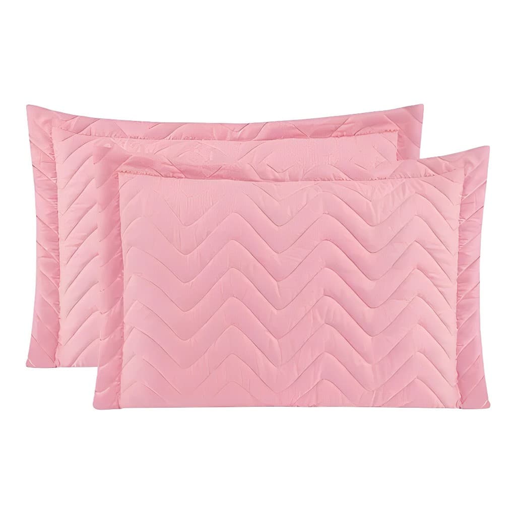 Kit 2 Capas Porta Travesseiro Fronha Matelado Disponíveis Em Diversas Cores - PARISMAR