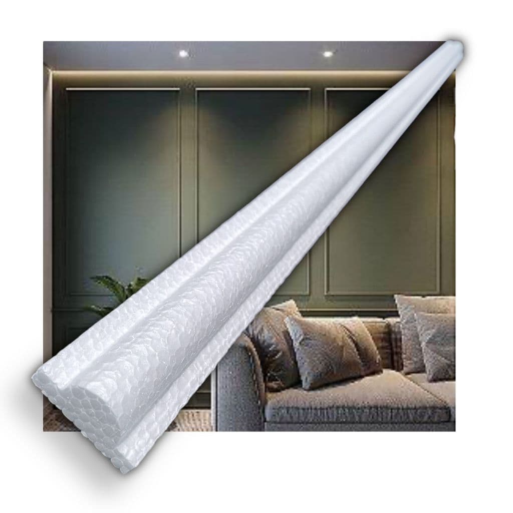 Boiserie  Rodameio  isopor 20 Metros moldura de parede acabamento sanca moldura teto ou parede rodateto ou rodameio.