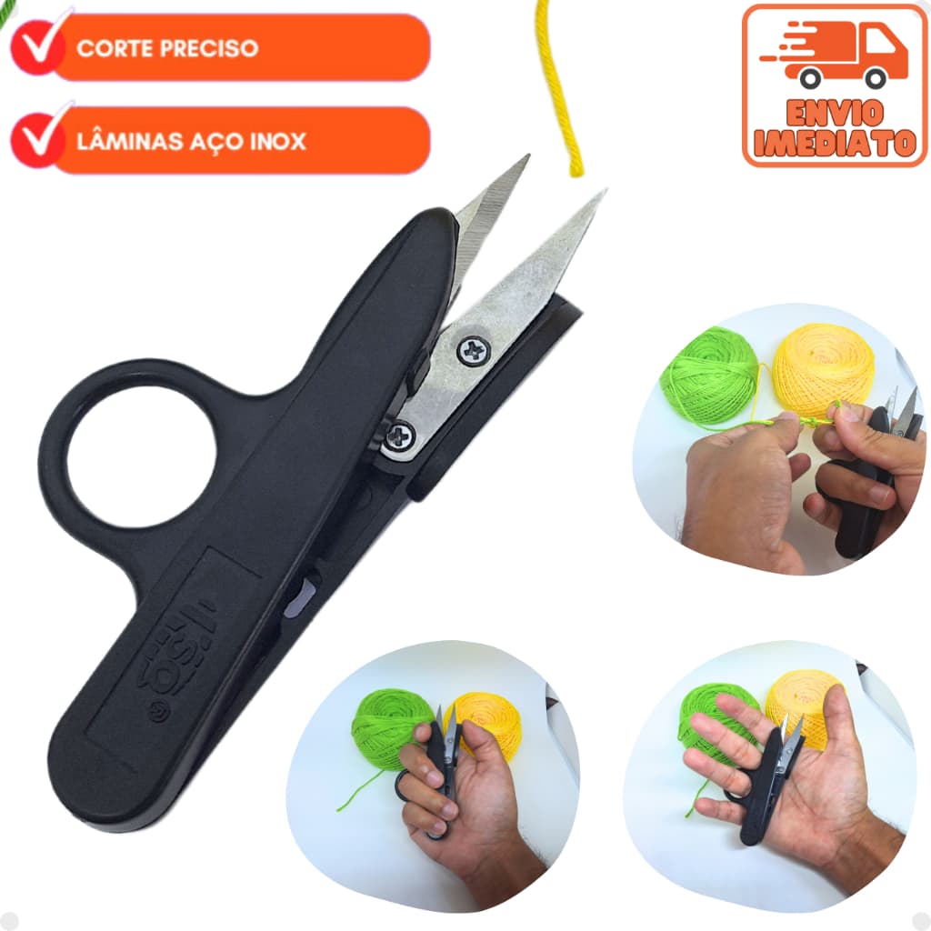 Tesoura De Arremate Pic - Ideal para Tecelão Confecção Tecelagem Artesantato Costura