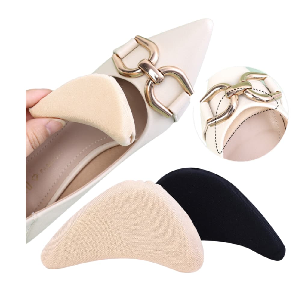 Par Almofada Para Ponta do Sapato Protege os Dedos Bico Fino