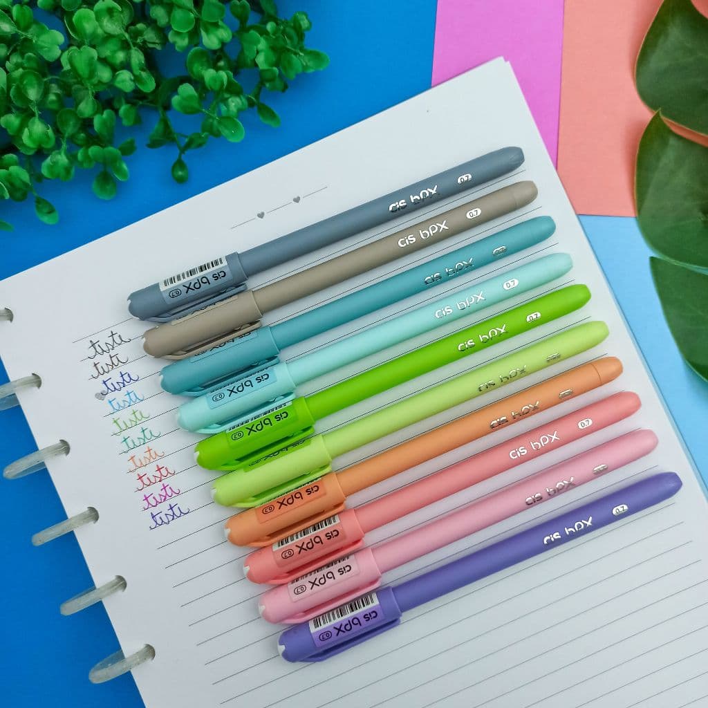 Caneta Esferográfica  Bpx 0.7mm | Material Escolar | Papelaria | Caneta Colorida - Cis