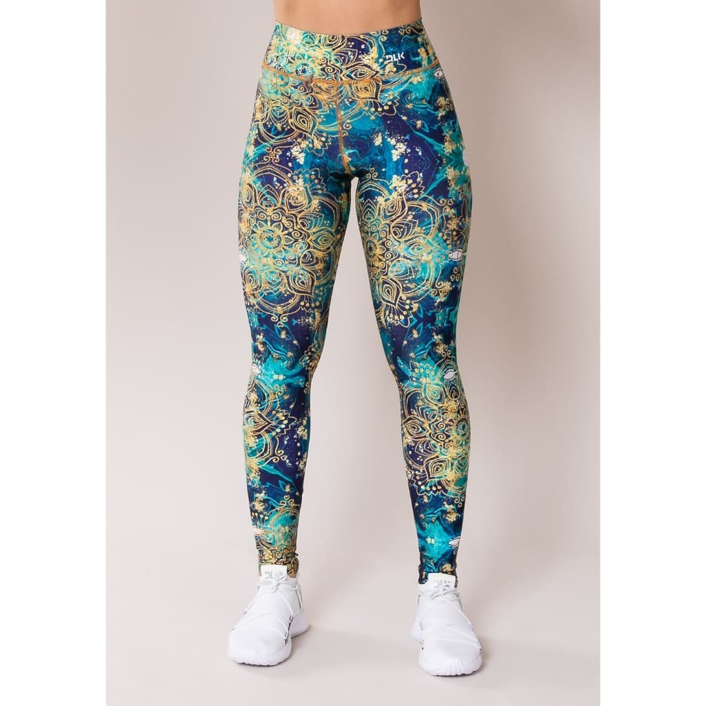 CALÇA LEGGING DE ACADEMIA SUPLEX ESTAMPADA E LISA FEMININA CINTURA ALTA