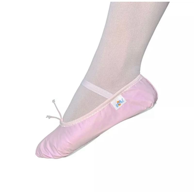 Sapatilha de Ballet meia ponta em couro sintético infantil e juvenil Ludilí PROMOÇÃO QUEIMA DE ESTOQUE