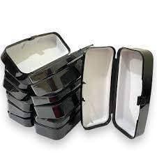 Kit com 6 Estojos Preto para Óculos , Armação, Receituário