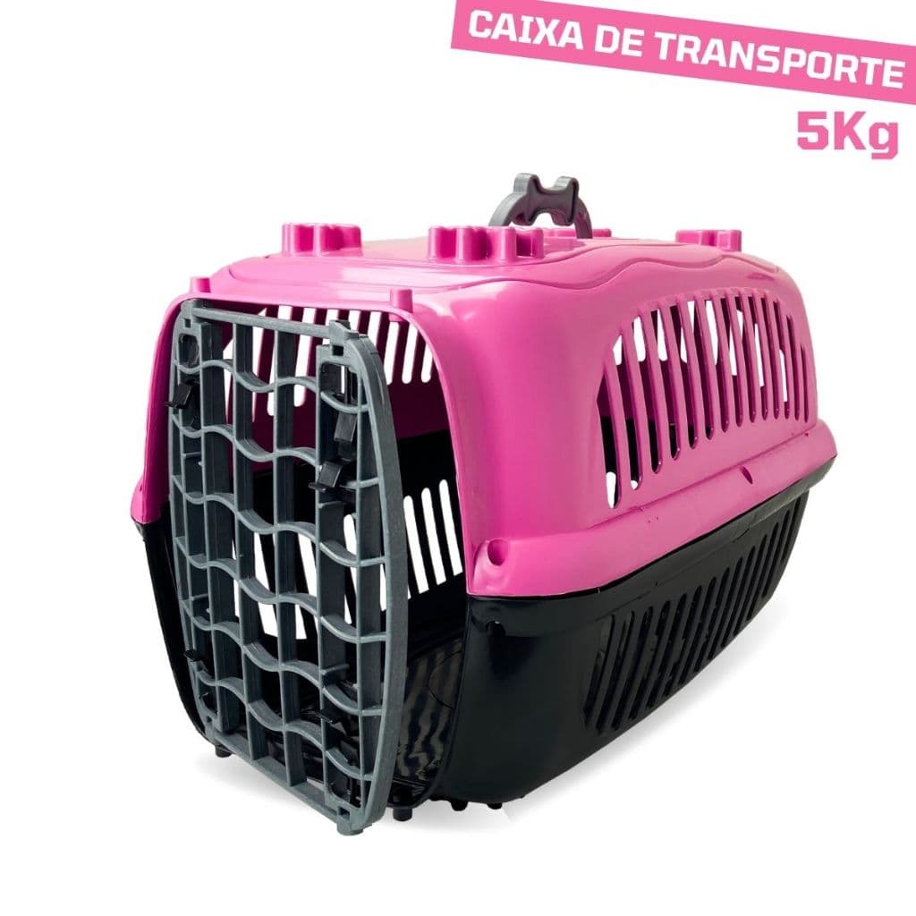 Caixa de Transporte Para Cães e Gatos N2 Com Piso Capacidade para 5Kg