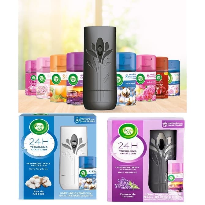 Bom Ar Freshmatic Automático Aparelho + Refil de 250ml à sua escolha