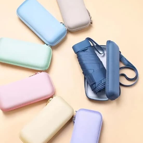 331 - MINI Guarda Chuva Compacto Sombrinha com Bolsinha