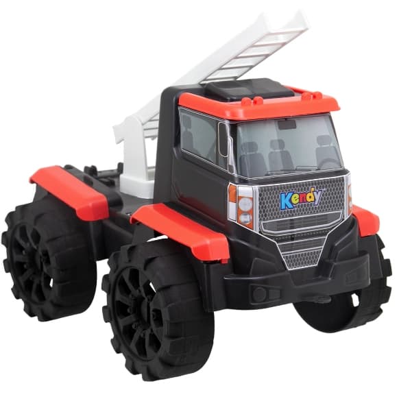 Caminhão Forte Bombeiro Com Escadinha Articulada Realista e Divertida - Brinquedo Carrinho