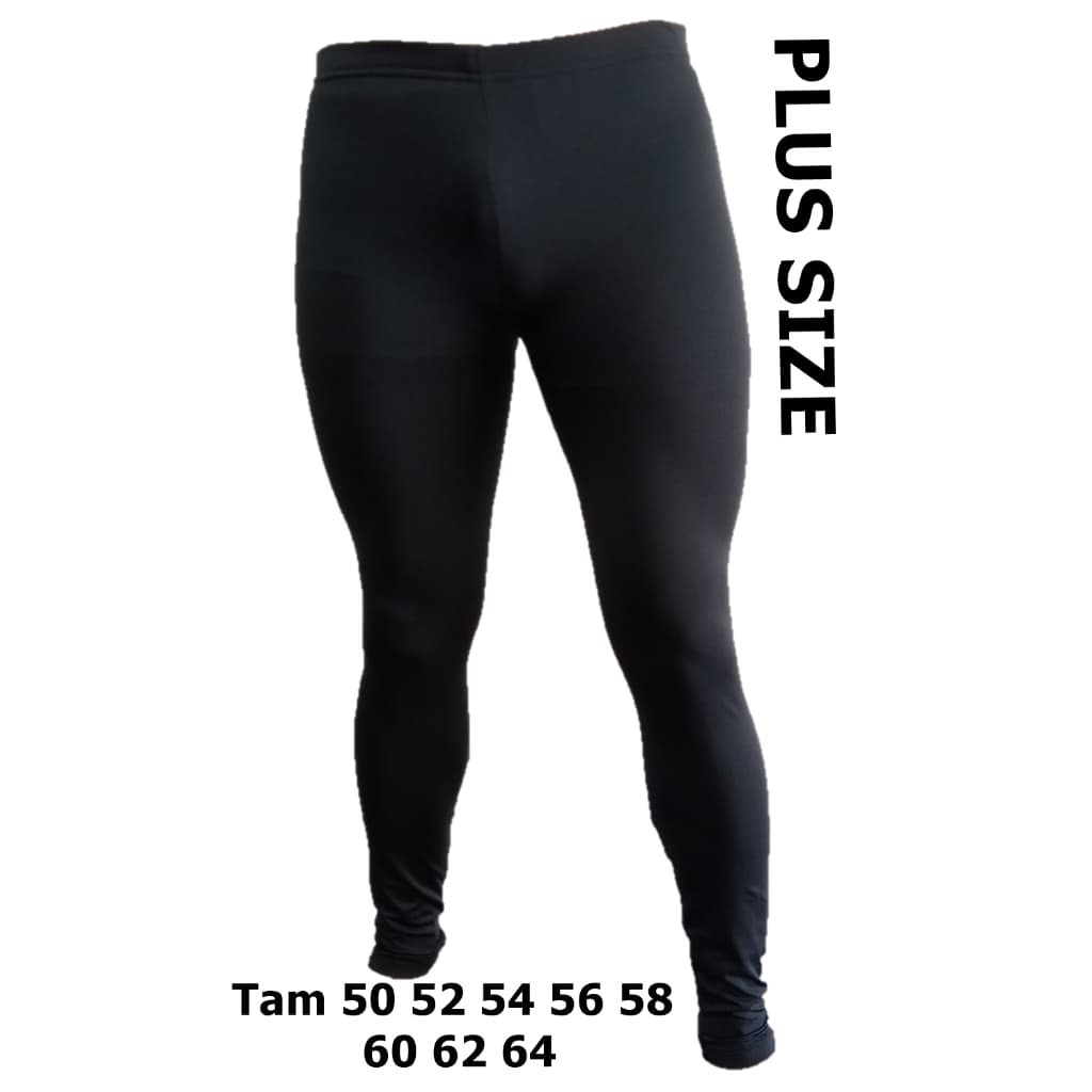 Calça Térmica Flanelada Segunda Pele Feminina Masculina Unissex Plus Size