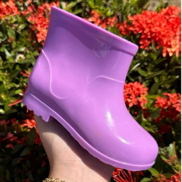 Galocha infantil Feminina Bota Meninas Leve e Confortável