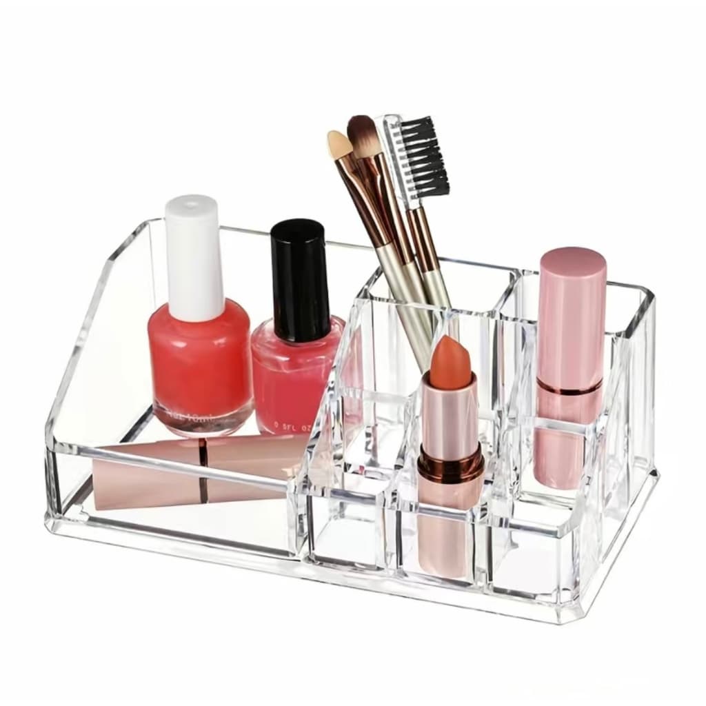 Organizador Multiuso Com 10 Divisórias Acrílico Organizadora