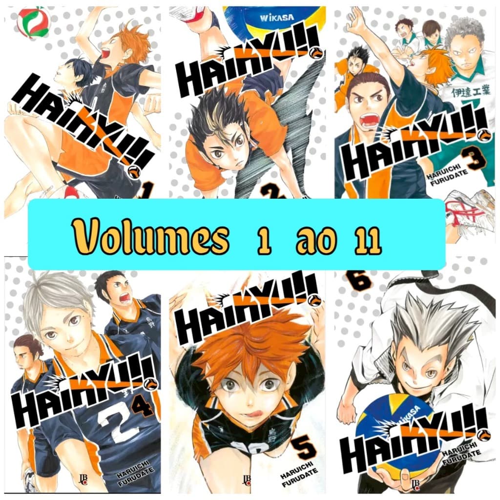 HAIKYU!! Mangá Volumes 1 ao 11 ( Novo - Lacrado) Português