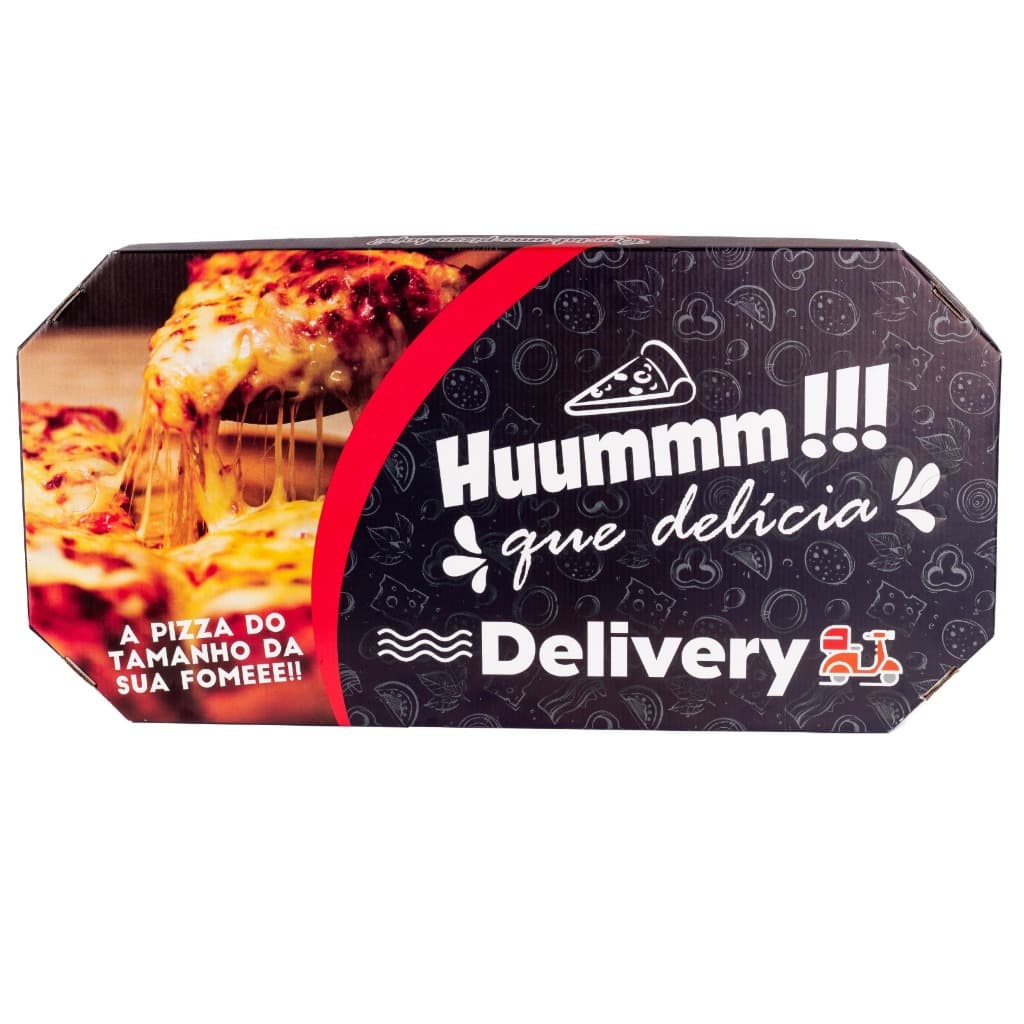 Caixa Para Pizza Trem Offset Reforçada Nº35 C/25 Unidades