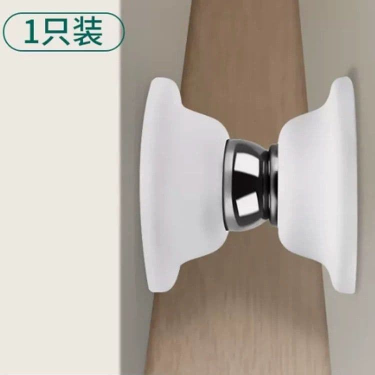 Trava Prendedor Batetor Fixador Porta Imã Magnético Adesivo Inox cor Branco/Cinza/Preta