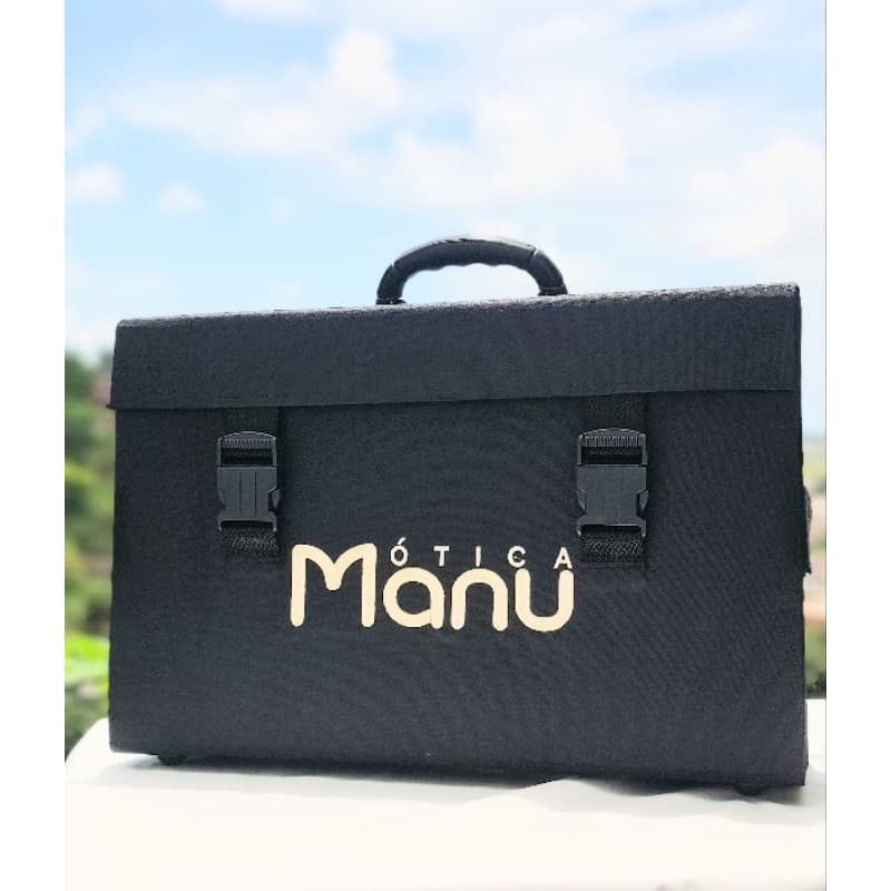 Mala personalizada em cartelas p/, 60/54 óculos.