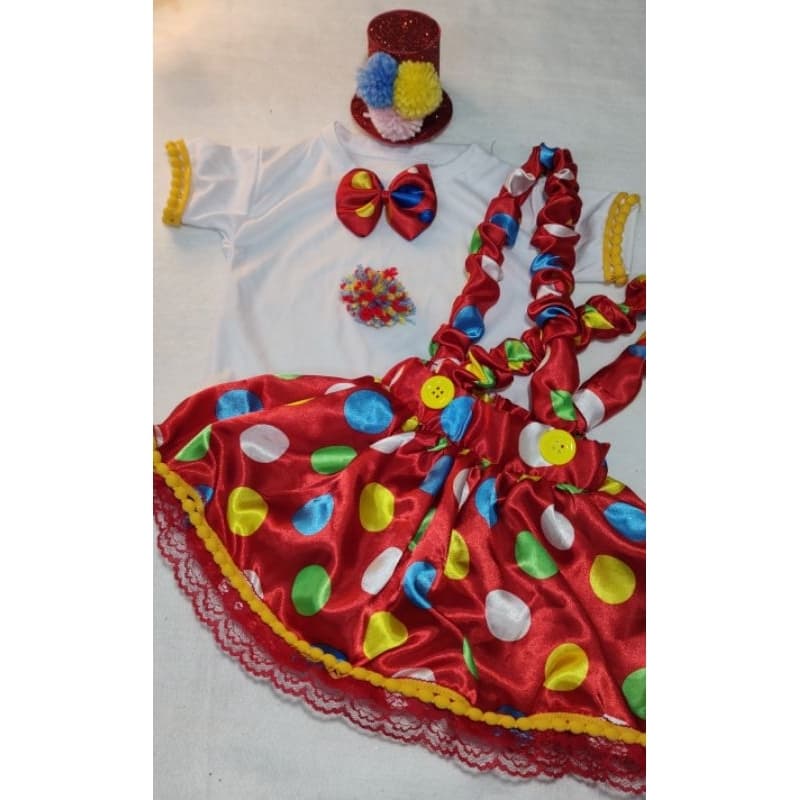 fantasia palhaço palhacinha infantil