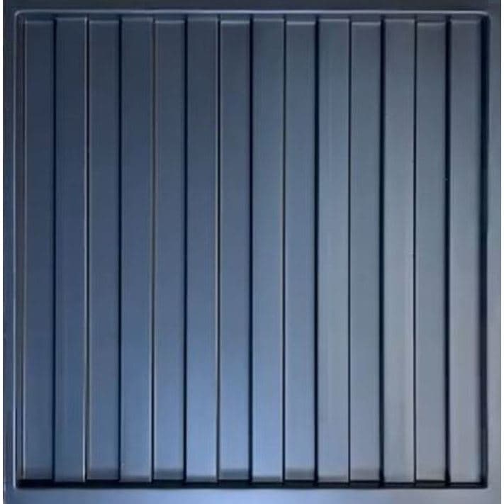 Forma 3d - Molde Para fabricar placas de gesso na medida de 29*29cm - Modelo Ripada