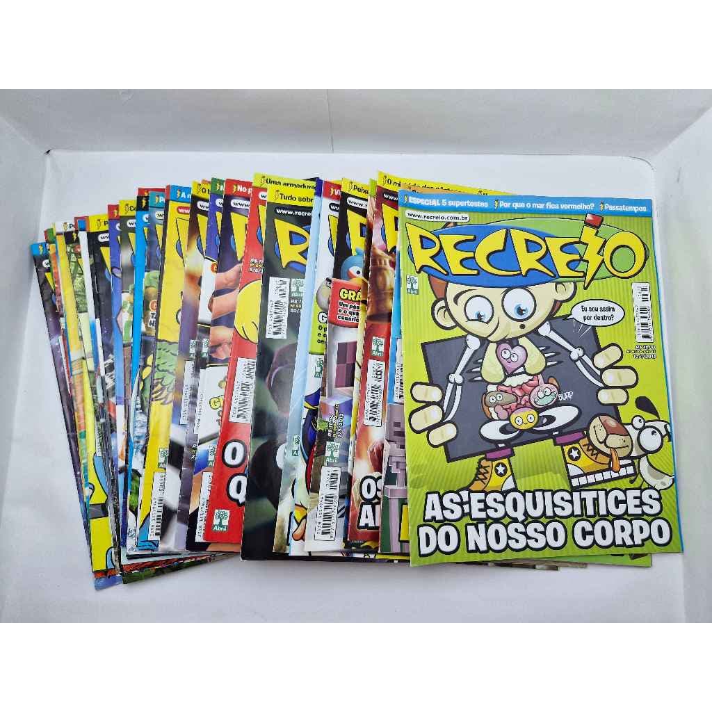 Revistas Recreio Antigas - edição 2013
