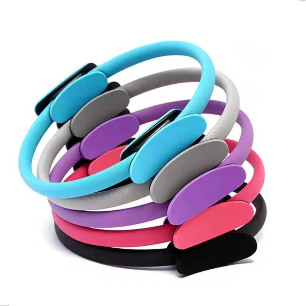 Anel de Pilates Flexivel Tonificador exercicios Arco aro Circulo Yoga Treino Aneis Fisioterapia