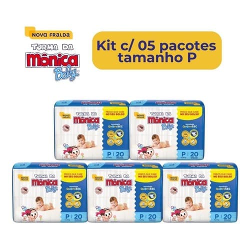 Frauda descartável kit com 5 pacotes +1 sabonete cha kit fralda todos os tamanhos RN, P ,M G,XG