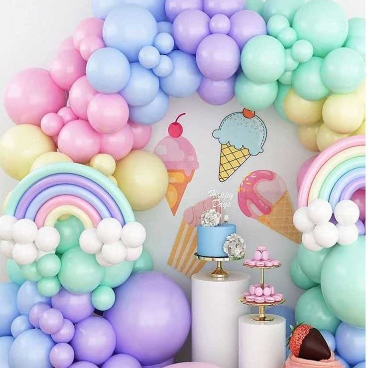 50~250 Unidades Balão Nº8 MISTA CANDY  Bexiga Cores Pasteis