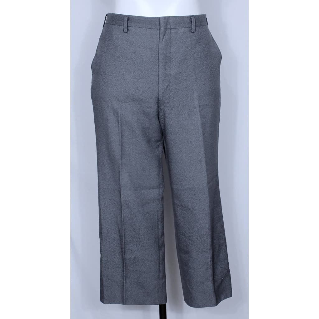 Calça social alfaiataria masculino masculino plus size cinza com lã inverno - Veste 50  - Ref. 2141 (brechó)