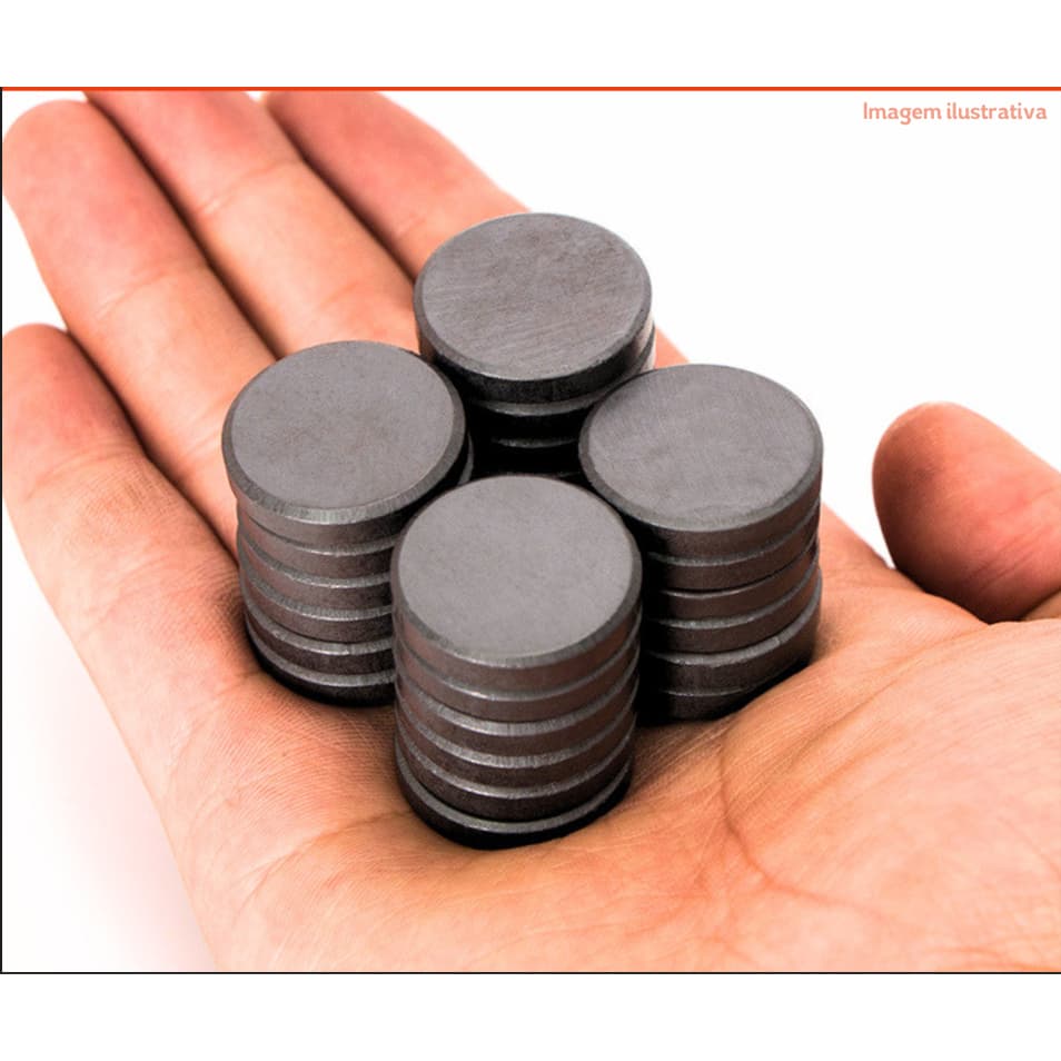 Imã - Kit C/ 100 - Diversos Tamanhos - BNVT