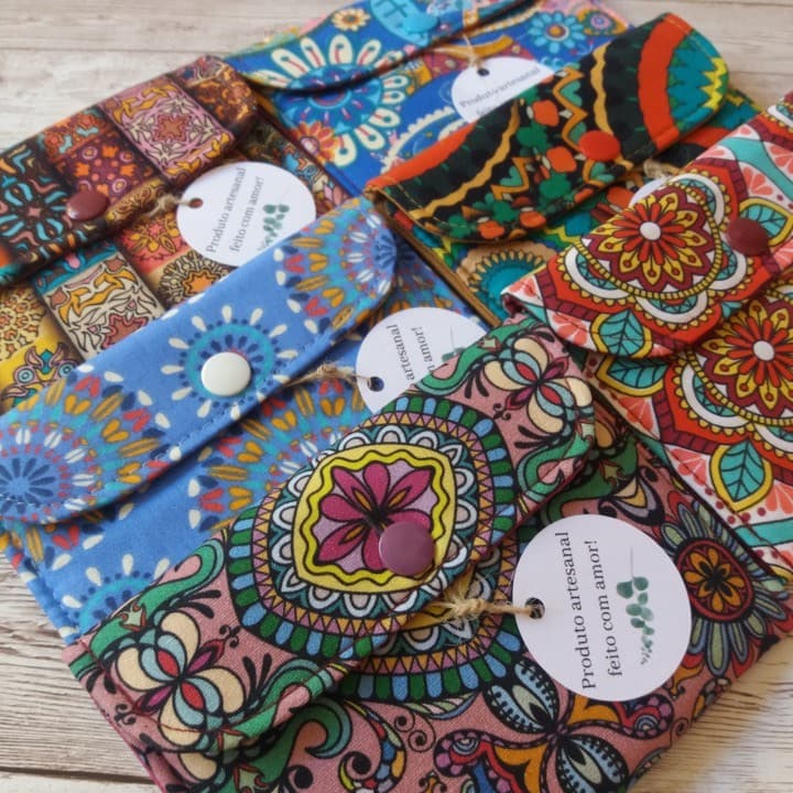 Carteirinha de Tecido Multiuso