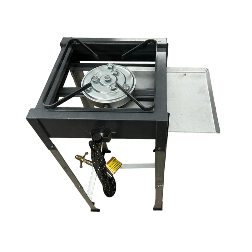 Fogão Fogareiro Uma Boca Com pés a Gás Alta Pressão Portátil Econômico Fritadeira Acampamento Camping Semi Industrial