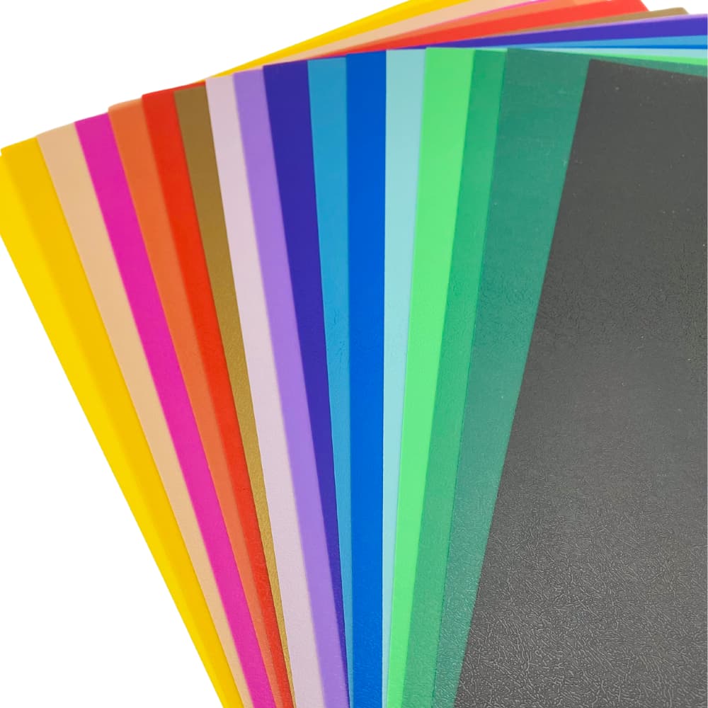 Capa e contracapa para encadernação A4 COLORIDA - 40 und