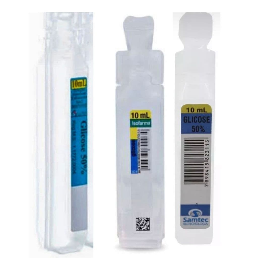 Kit 10 unidades de Glicose de 50 de 10 m (Micr vas)