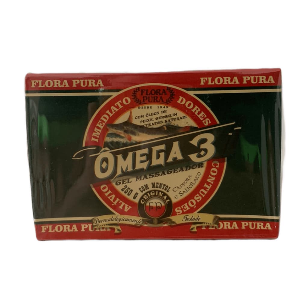 GEL MASSAGEADOR  ÔMEGA 3 - FLORA PURA 250G