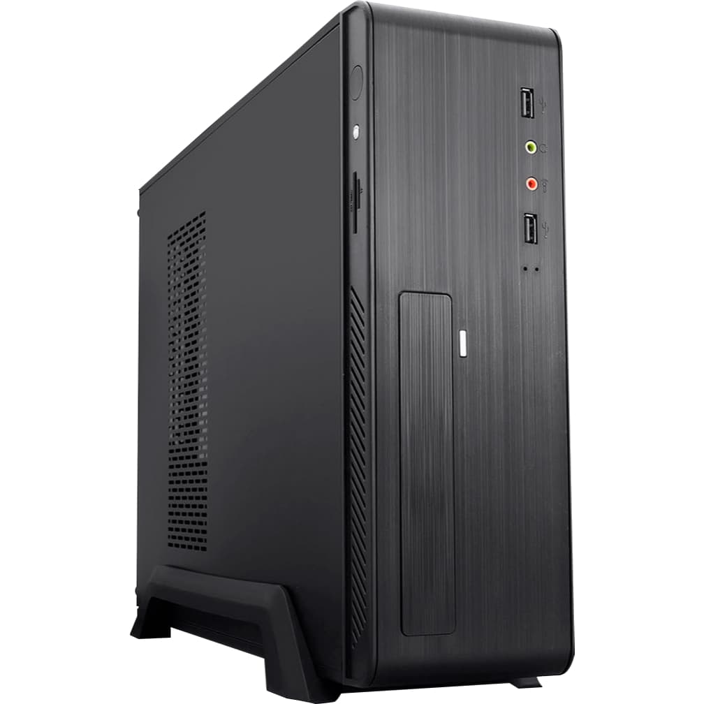 Gabinete Case Office Work Trabalho em Escritório Aço Escovado USB P2 com Stand