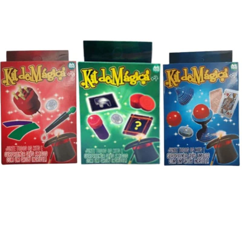 30 jogos de mágica 10 de cada cor