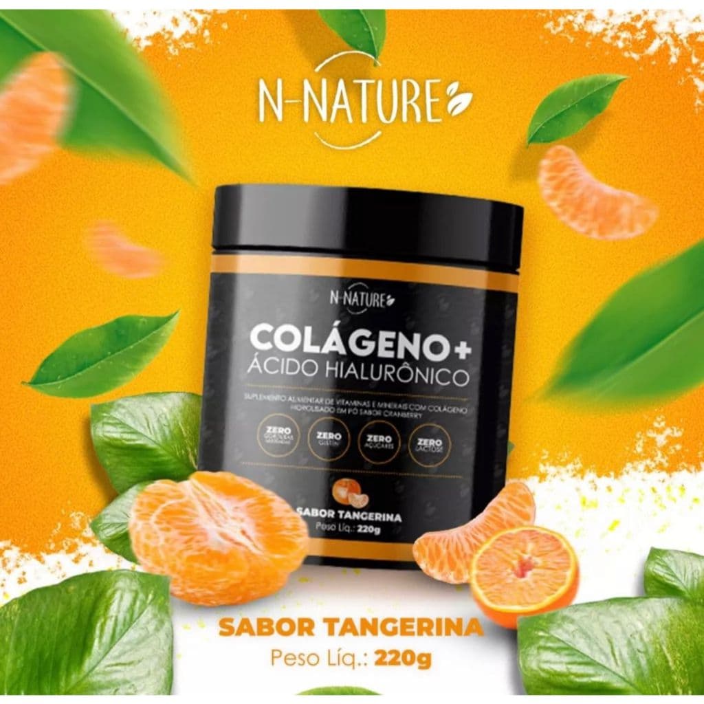 Colageno + Ácido Hialuronico Otimo Para O Corpo