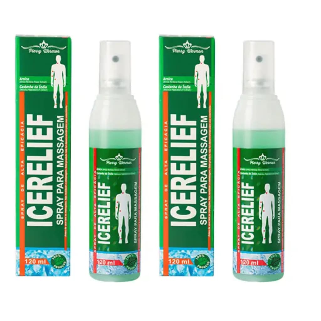 2 Spray para massagem ICERELIEF – 120ml