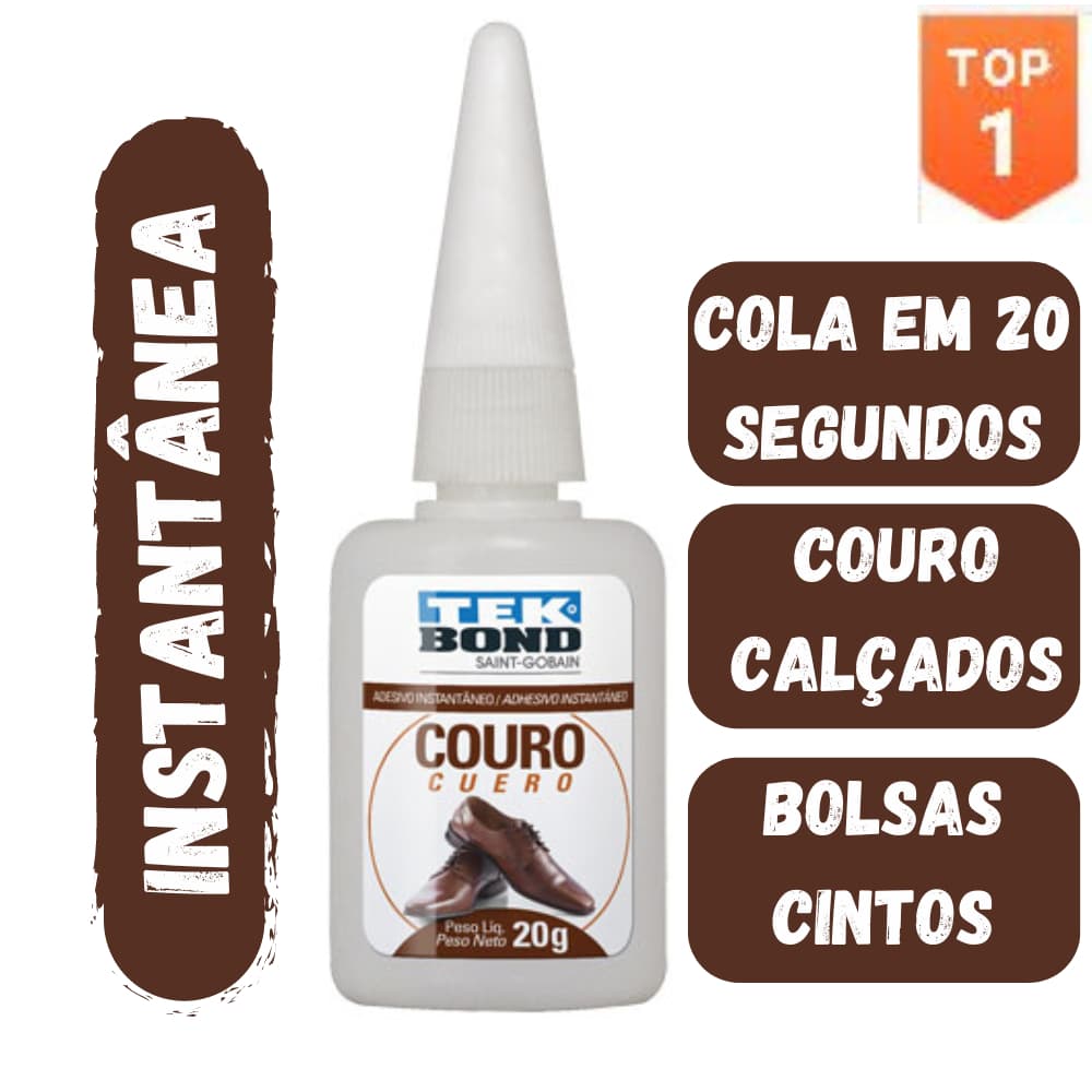 Cola Instantânea Couro e Calçados Tek Bond 20g