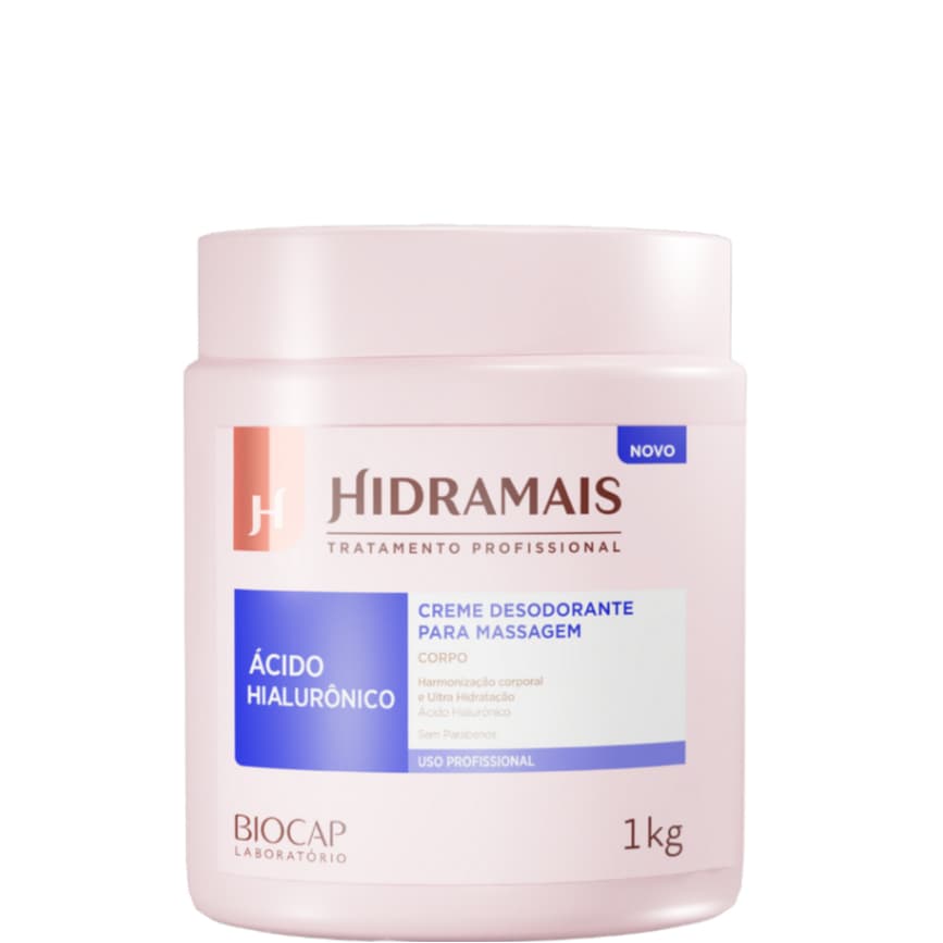 Creme Para Massagem Ácido Hialurônico 1kg Hidramais