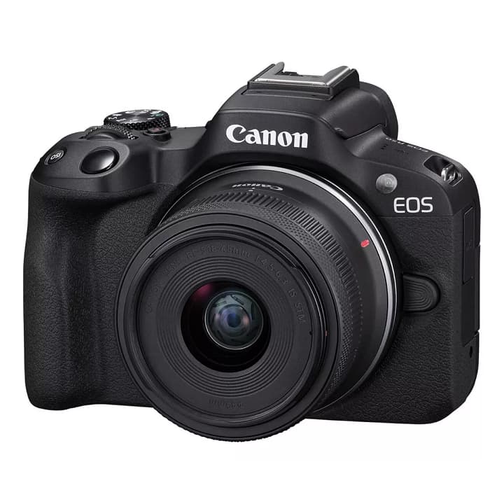 Câmera Canon Mirrorless Eos R50 Com Lente Rf-s 18-45mm Is Stm
