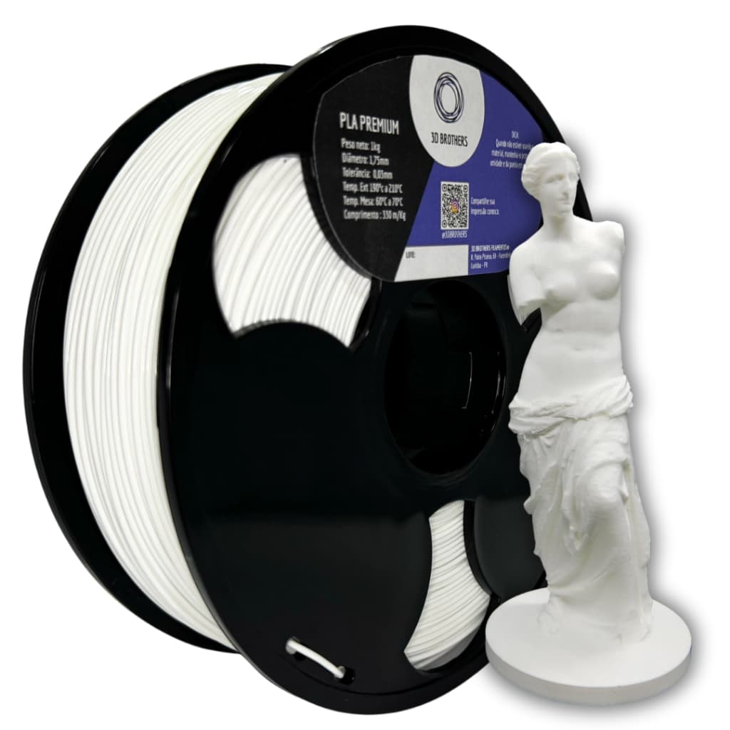 Filamento 3D PLA PREMIUM - CORES - 3D Brothers