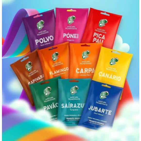 Máscara pigmentante sachê 60g - Kamaleão Color