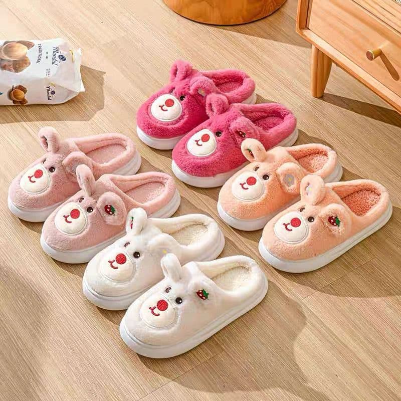 Pantufa para o inverno modelo ursinho / Pantufa Infantil