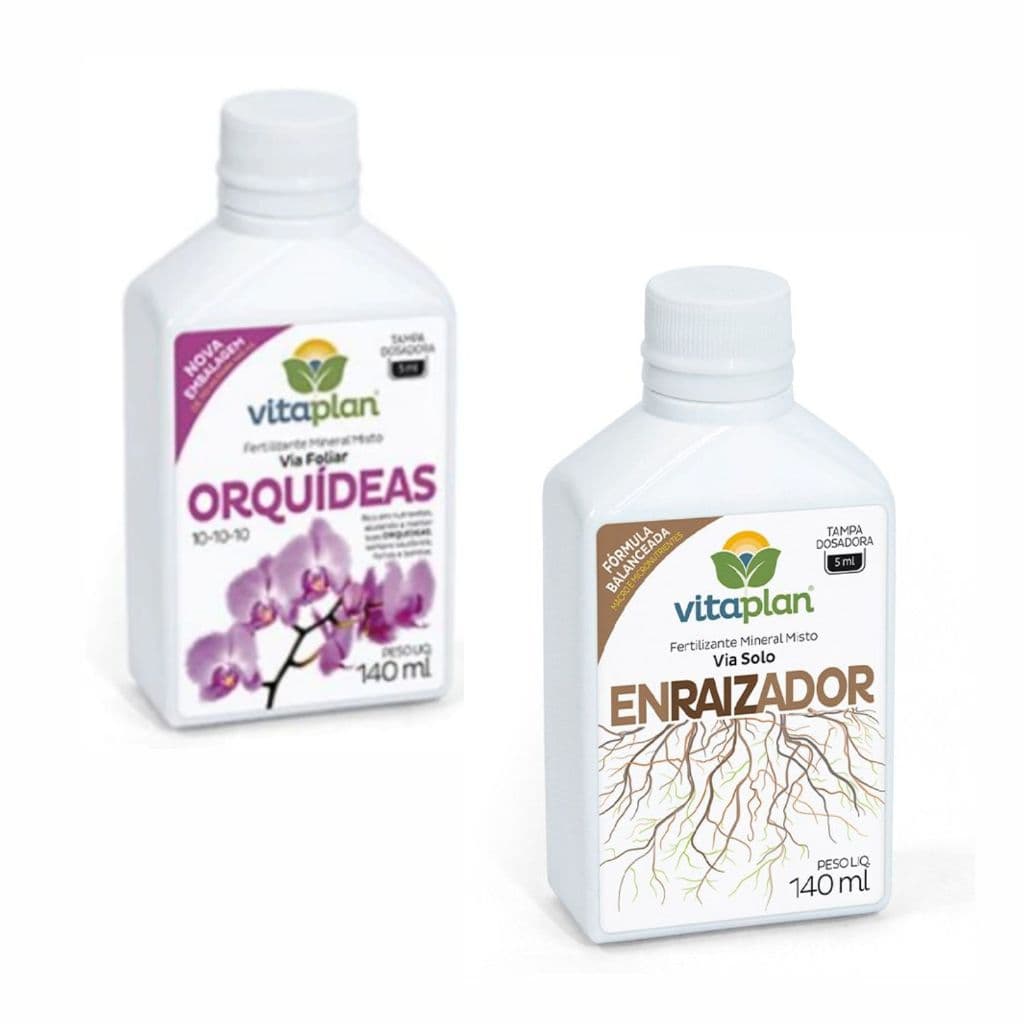 Kit Enraizador para Plantas + Fertilizante Adubo para Orquidea Jardim Flores